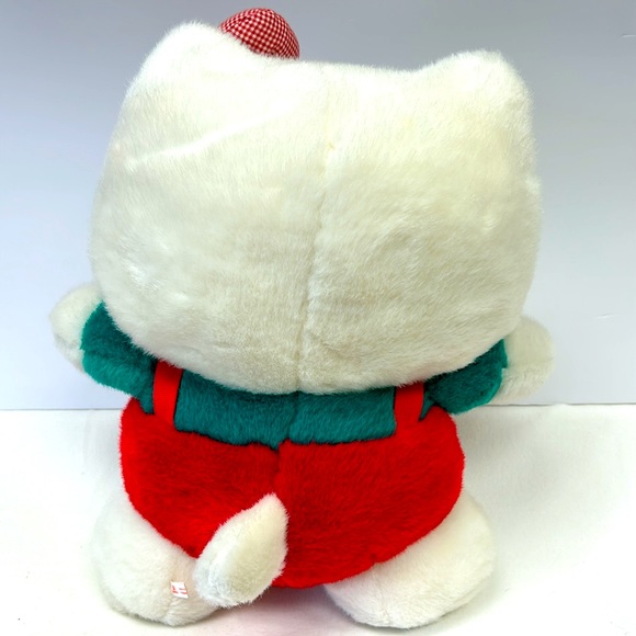 Vintage SANRIO “ Hello Kitty “ standing plush with bow and mini teddy - Picture 3 of 8